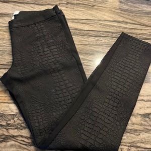 Womens textured dress pant